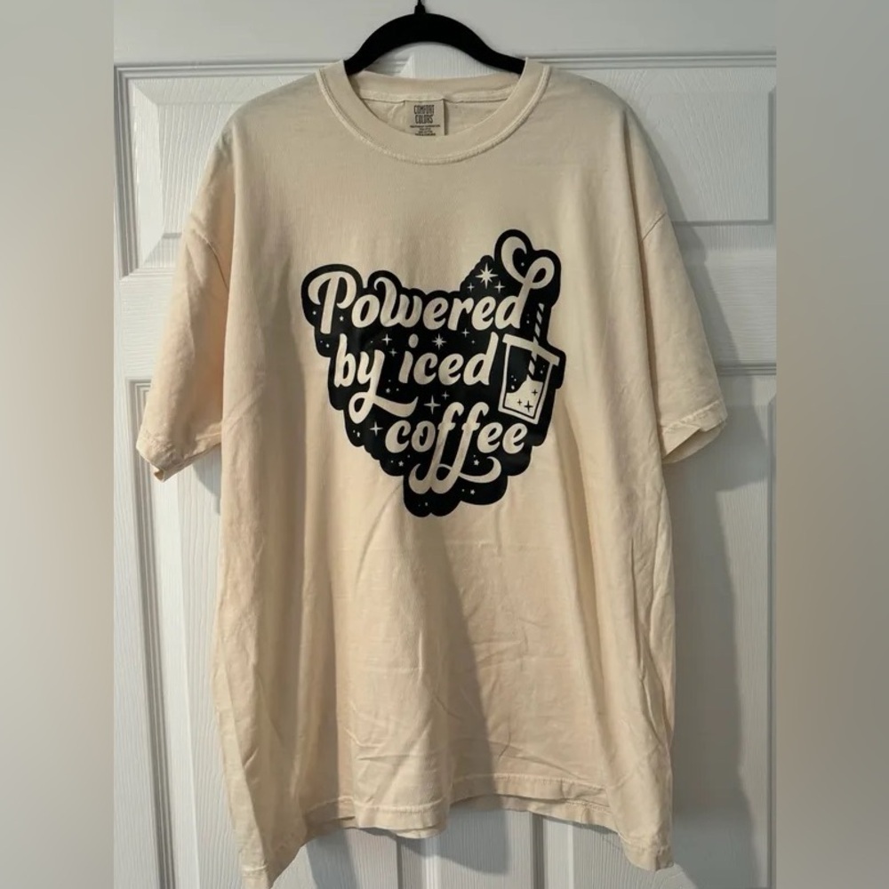 Comfort Colors Tee Shirt (iced coffee)